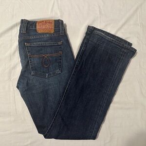 Lucky Brand Blue Bootcut Jeans with Classic Indigo Wash